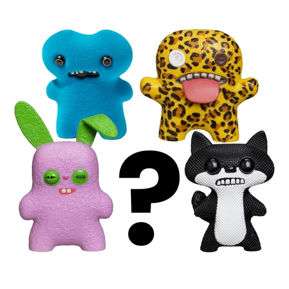 Fuggler 2.5 Inch Figure 5-Pack | Pink, Black/White, Leopard Print, Blue