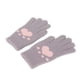 thumbnail image 5 of Guantes de invierno, lindos guantes de pantalla táctil con patrón de pata de gato, guantes gruesos de punto, confiables y duraderos, 5 of 8