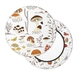 thumbnail image 2 of Naloa Mushrooms And Butterflies Round Bar Stool Cushion Cover 12-14 inch, Fits Kitchen, Office, Restaurant Chairs - 13 inch, 2 of 7