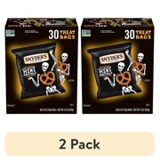 (2 pack) Snyder's of Hanover Mini Pretzels, Halloween Treats Snack Packs, 30 Ct