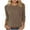 Brown, variant on IROINNID Polyester Long Sleeve T Shirt for Women Cool Shirts for Women Casual Round Neck Floral Printed Loose Tops T-Shirts Blouse