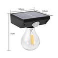 thumbnail image 2 of Lámpara de pared solar retro Luces de bombilla solar ABS para decoración de jardín de corredor de patio (B) Likrtyny Para estrenar, 2 of 6