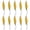 Gold, variant on Vjnyvs 10Pcs/Set Fishing Spinners Lures Spoon Baits Spoon Spinner Baits Mini Spoon Lure Micro Metal Fishing Bait for Trout Pike Bass