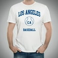 thumbnail image 6 of Los Angeles Classic Baseball Arch Basic Cotton T-Shirt - Medium - White, 6 of 6
