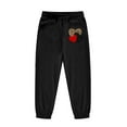 thumbnail image 6 of Piomll Matching Sets For Girls Valentine's Day Hooded Tracksuit Leopard Print Heart Fleece Jogger Kids Outfits, 6 of 6