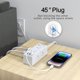 thumbnail image 5 of Regleta de enchufes Tcstei de 6 tomas y 3 puertos USB, cable de 1,5 m, 5 of 7