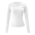 thumbnail image 4 of EDFBUYKRS Ruffle Blouse with Long Sleeves, Sizes S-3X, Women’S Xl, 4 of 5