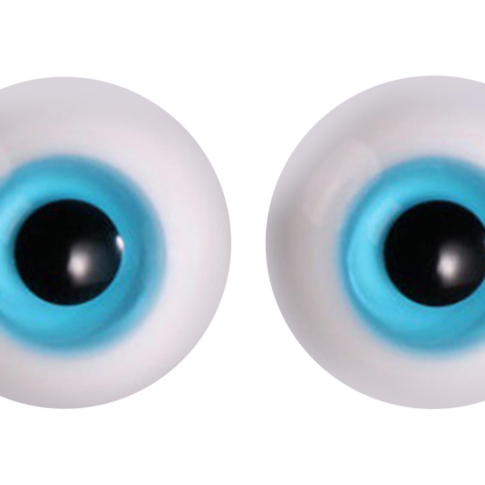 2x Realistic Doll Eyes, Wiggle Eyes (6 Mm) Accessories, Movable, Art  Eyeball for Doll Making Supplies DIY Stuffed Animals Sculpture , Pink Pink