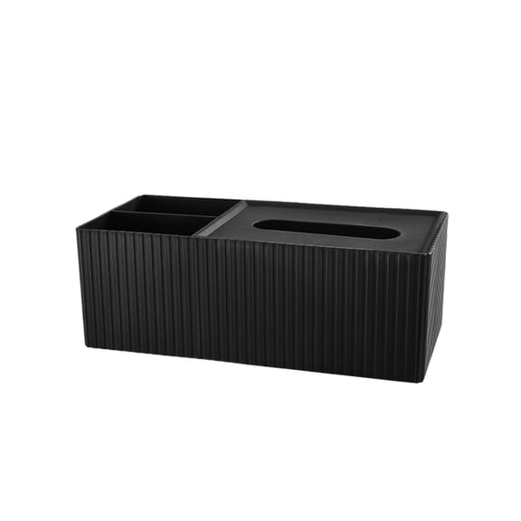 Multi-Functional Tissue Box with Detachable Cover and Divided Storage for Home, Office, Car, and Bathroom Organization