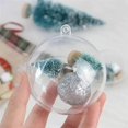 thumbnail image 5 of Bolas de plástico transparentes para hacer tú mismo, 5-10 cm, para colgar adornos decorativos, para árbol de Navidad, caja de bolas abierta, regalos para fiestas de bodas, 5 of 5