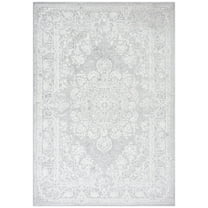 SAFAVIEH Vogue Darina Medallion Area Rug, Grey/Light Grey, 5'3" x 7'6"
