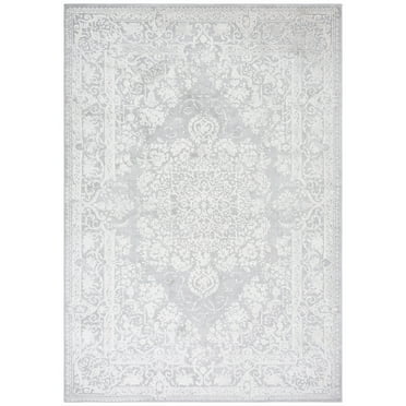 SAFAVIEH Vogue Darina Medallion Area Rug, Grey/Light Grey, 5'3" x 7'6"