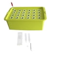 thumbnail image 3 of Almencla 24 Holes Garden Pots Indoor Hydroponic Grow Set for Office Garden Vegetables Green, 3 of 8
