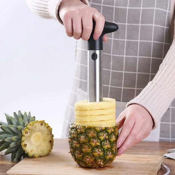 Coupe-ananas - Évideur d'ananas - Éplucheur d'ananas - Acier inoxydable -  Passe au