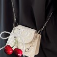 thumbnail image 3 of UNTERING Cherries Pendant Keychain With Bowknot Fashionable Cherries Keychain with Pearlescent Bowknot Accent for Trendsetters, 3 of 8