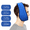 Blue, variant on LotFancy Face Ice Pack Wrap for Jaw, TMJ, Wisdom Teeth, with 4 Reusable Hot Cold Therapy Gel Packs