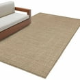thumbnail image 2 of 4x6 Washable Area Rug, Vintage Linen Non-Slip Rectangle Rug for Living Room Office, Pastoral Brown Linen Texture Farmhouse Indoor Accent Floor Mat for Home Decor, 2 of 9