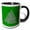 Black/White, variant on 3drose, Valknut Knot Old Symbol of Interlaced Triangles 2, 11oz Mug