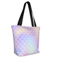 thumbnail image 2 of Haiem Fish Scale1 Pattern Shoulder Bag - Durable and Spacious Tote Bag,Versatile Shopping Bag, 2 of 9