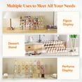 thumbnail image 3 of Lifewit 4 Tier Clear Display Risers Stand, Plastic Risers for Display, Plastic Organizers for Figures, Cupcake, Perfume, Dessert, Desktop Display Stand for Organize and Decoration (12inch, 3pack), 3 of 7