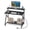 Black, variant on 39.5" Mobile Computer Desk with Charging Station and Monitor Shelf, Rolling Home Office Desk for Small Spaces,Black