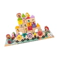 thumbnail image 2 of Juego De Bloques De Construcción De Madera, Tren Magnético De Madera Para Año Nuevo, Niños Y Niñas, 2 of 9