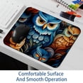 thumbnail image 6 of Owl Printed Square Desk Pad Mouse Pad Desk Mat Non-Slip Rubber Bottom – 8.3x9.8 Inch – Suitable for Office and Gaming, 6 of 6