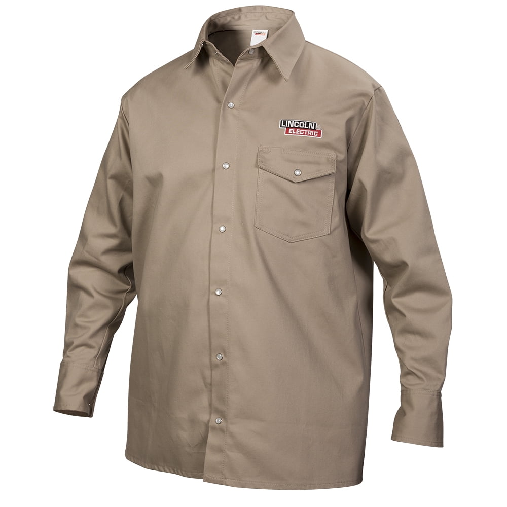 SHIRT L FLAME RETARDANT CLOTH KHAKI