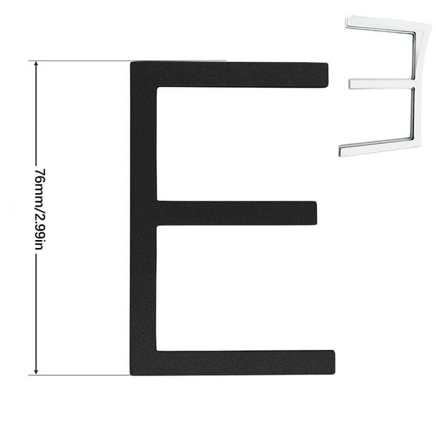 Herramientas y mejoras para el hogar Número de puerta digital de acero inoxidable de 3 pulgadas y 76 mm para villas, comunidades, patios, oficinas y edificios.