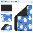 thumbnail image 4 of 2-Pack Seat Belt Covers with Flannel Seatbelt Shoulder Strap Case Adjustable Straps Soft Padding for Car Blue Background with Ghost Pattern Medium, 4 of 8