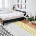 thumbnail image 6 of Area Rugs 2x3 Ft Geometric Yellow Gray Black Chevron Non-Slip Washable Rug Indoor Rug Floor Mats Non Shedding Carpet for Living Room Bedroom Dining Room Home Decor, 6 of 8