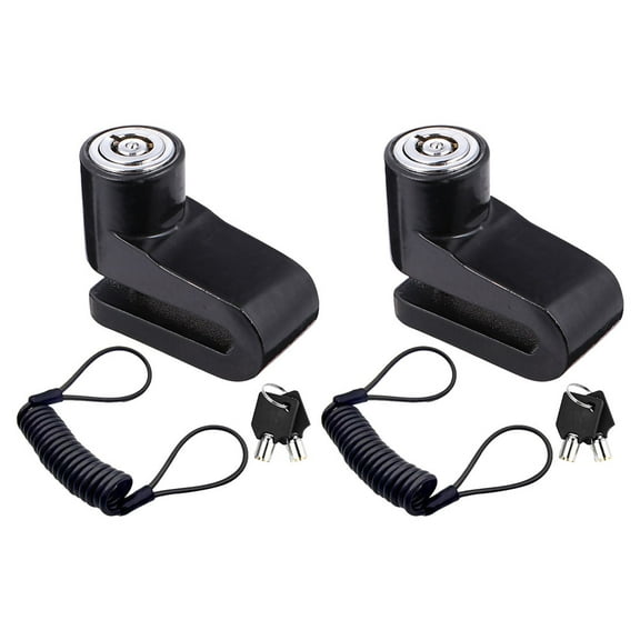 UPKOCH 2pcs Motorcycle Wheel Lock Black Steel Anti Theft Device For Urban Areas Safety Protection