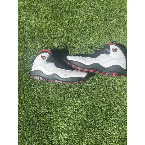 Jo r-dan Jumpman Pro Double Nickel Size 9 White/Red Used No Box 100% Authentic