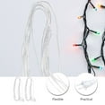 2pcs Curtain Light Extension Cord LED Lamp Cable Party Light String
