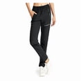 thumbnail image 2 of Women'S Hiking Pants Quick Dry Lightweights Water Elastic Waist Cargo Pants for All Seasons Black M, 2 of 7