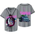 thumbnail image 3 of I Saw The TV Glow Merch Baseball Jersey Shirt V-Neck Women Men Short Sleeve Streetwear Fashion Clothes, 3 of 7