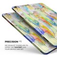 thumbnail image 3 of DesignSkinz Vivid Watercolor Feather Overlay Full-Body Skin Decal Wrap Cover for iPad Air (A1474/A1475/A1476), 3 of 4