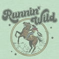 thumbnail image 2 of Girl's Lost Gods Distressed Runnin’ Wild Graphic Tee Mint X Large, 2 of 4