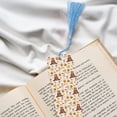 thumbnail image 6 of Kdxio Cute Bee Honey Jar Hive Bear Print Metal Tassel Bookmarks,Perfect Gift for Art Lovers and Bookworms Metal Bookmarks for Women, 6 of 8