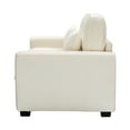 thumbnail image 4 of 79.5" Modern Sofa Couches,3-Seat Sofa Couch Linen Fabric Upholstered Sofa Furniture with Pillows for Living Room Bedroom Apartment,Beige, 4 of 7