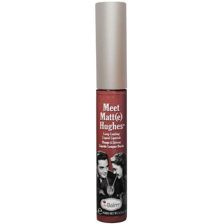 Meet Matte Hughes Long Lasting Liquid Lipstick - Trustworthy by the Balm for Women - 0.25 fl oz Lip (Best Long Lasting Lipstick Out There)