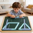 thumbnail image 4 of Yunuuuoa Magnetic Geometry Area Learning Tool Math Manipulative Kit for Parallel & Triangle Educational Demonstrator Set Teaching Aid for Elementary Grade 2 3 4 Hands On Learning Homeschool Supplies, 4 of 6