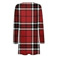 thumbnail image 4 of lcziwo 2024 Cardigan pour Femmes Cardigan à devant Ouvert Chandails pour Femmes Cardigans pour Femmes avec Poches Décontracté Léger Imprimé Cardigan de Mode Chandails Cardigan Mince Manteau Léger Rouge m, 4 of 5