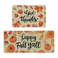 thumbnail image 2 of Autumn Celebration Mat Fall Festive Soft Texture Home Decorative Rug Warm For Thanksgiving Halloween Gatherings NonSlip Base Easy Clean, 2 of 5
