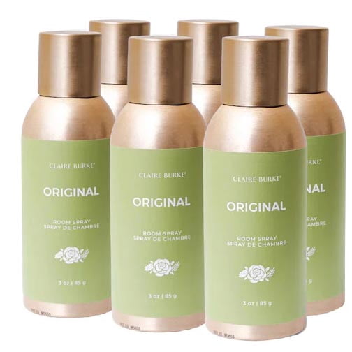 Claire Burke Vapourri Home Fragrance Spray 3 Oz. Box of 6 Original