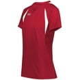 thumbnail image 5 of High Five M Ladies Color Cross Jersey Scarlet/White 342232, 5 of 5