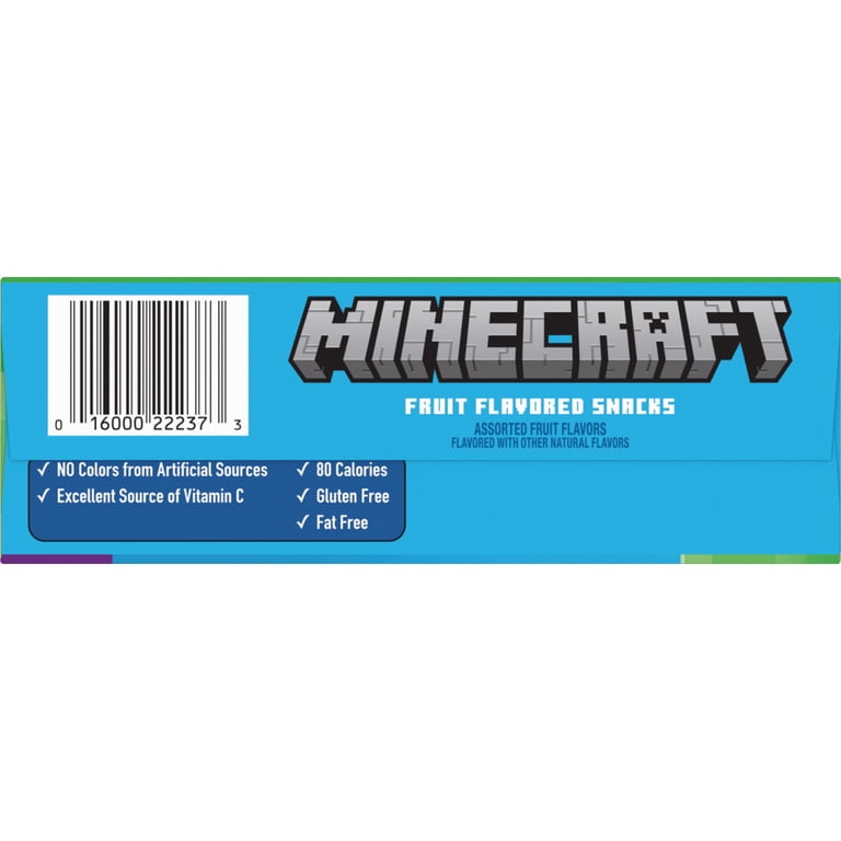Betty Crocker, Minecraft Fruit Flavored Snacks, 17.6 oz, 22