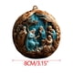 thumbnail image 2 of Wmhnj Adorno navideño redondo plano de acrlico para rbol de Navidad con diseño en relieve 3D de temtica religiosa, 8 x 8 x 3 cm, 2 of 9