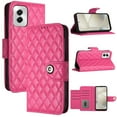thumbnail image 6 of for Motorola Moto G Power 5G 2024 Wallet Case, Elegant Card Holder Cash Slot PU Leather Kickstand Wrist Strap Shockproof Protective Flip Women Girls Case for Motorola Moto G Power 5G 2024, Rose, 6 of 7