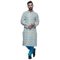 thumbnail image 4 of Atasi Printed Designer Kurta For Boys Casual Kurta Pajama Set Ethnic Summer Clothing, 4 of 5